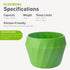 humangear Flexibowl - Convertible Camping Bowl, Packable & Easy to Clean, Green