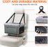 20 lbs JOEJOY Deluxe Dog Booster Seat with Sturdy Metal Frame and Safety Leash for Small Pets up to - Portable Puppy