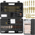 iunio Universal Gun Cleaning Kit with Mat and Case, Full Brass Jags, Rods and Adapters for All Guns