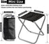 150 Lbs Portable Mini Folding Stool, Small Camping Stool Mortable Stool Can Hold Up to for Adults