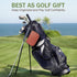 Golf Gifts Set for Men and Women - Hi-End Case, Golf Balls, Rangefinder, Tees, Brush, Divot Knife, Scorer