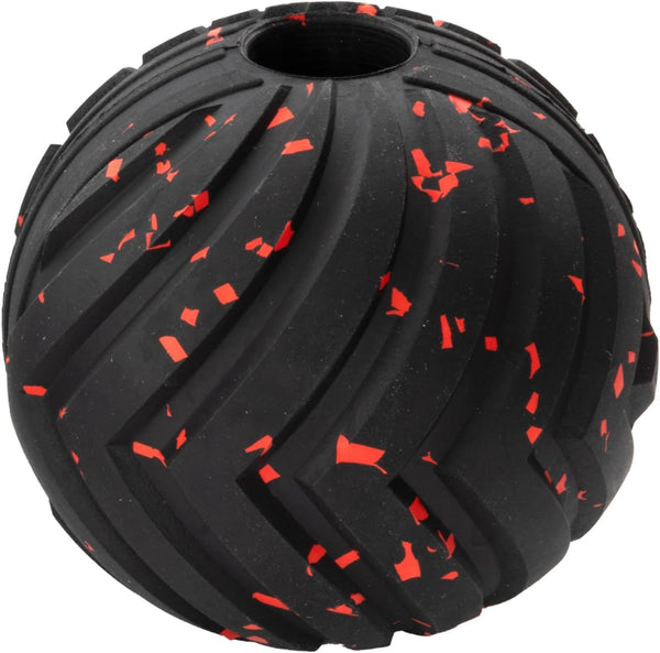 Chew King Supreme Durable Rubber Dog Ball for Aggressive Chewers, Treat-Dispensing Heavy-Duty