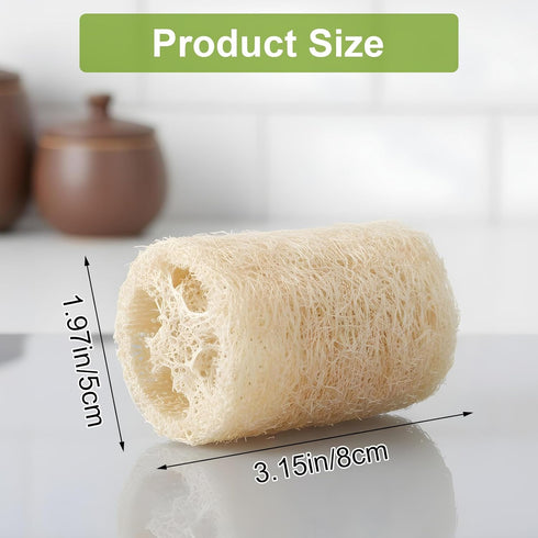 Qianyu 4 Chinchilla PCS Rabbit Chew Toys Natural Loofah Bunny Toys Pet Enrichment Accessories Bunny Teeth Grinding Toy