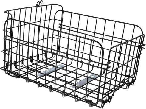 BESPORTBLE Foldable Electric Bike Basket Black Storage Basket for Bicycle and Bike