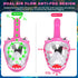 Full Face Snorkel Mask for Kids, 180 Degree Panoramic View, Safe Anti-Leak Anti-Fog, Foldable Dry Top Snorkeling Gear