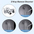 Dog Shower Attachment Metal, YDmeet Pet Shower Attachment for Fast Pet Bathing, Adjustable Sprayer, 8 ft Hose, Chrome