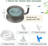 hygger Aquarium Air Stone Kit, Small Nano Bubbles for Fish Tank and Hydroponics, Stainless Steel Bubbler.
