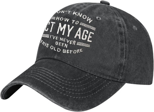 Funny Vintage Baseball Cap for Retirement Birthday Gifts for Men, Cotton Dad Hat