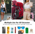 32/40/64/87/128 oz 4 AceTreker Water Bottle Carrier Bag, Neoprene Water Bottle Sleeve with Pocket, Sport Water Holder