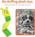 No Stuffing Dog Toys 3-Pack - Plush Toys with Squeaker and Crinkle Paper for Small, Medium, and Large Breeds