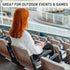 Inflatable Stadium Seat Cushion: Portable & Lightweight Airplane Seat Cushion - Ideal for Office Chairs,School