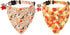 ADOGGYGO Fall Cat Collars with Removable Bandana, Adjustable Autumn Thanksgiving Collar for Cats and Kittens