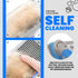 Performore Self Cleaning Pet Grooming Brush, Slicker Brush with Stainless Steel Wire Bristles for Dogs and Cats
