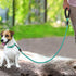 Dynmeow Reflective Dog Collar and Leash Set, 6FT Strong Climbing Rope Leash with Adjustable Pet Collar (Teal, XS)