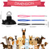 Frienda 4 Pieces Dog Bathing Tether with Suction Cup, Pet Dog Grooming Tub Restraint Loops and Adjustable Safety Rope