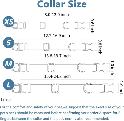 Soft Leather Dog Collar and Leash Set (6.6'), Stylish Rose Gold Heavy Duty Metal Buckle, Dark Pink M (13.8"-19.7")