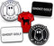 Ghost Golf Ball Markers, 5-Pack - Magnetic Ball Marker Tool for Hat