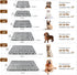 Mora Pets Dog Bed Crate Pad - Ultra Soft Washable Mat with Cute Star Print for Large Medium Small Dogs, 23 x 18 inch