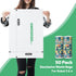 50 4/5/3, 26.4" 21.9" Pcs Waste Bags, Compatible with Litter Robot Heavy Duty Cat Litter Trash Bags, Waterproof, White
