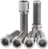 M8 x 25mm Titanium Ti Bolt with Washer for BMX Cycling Stem, Pack of 6