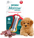 Sporn Durable Marrow Dog Chew Bones for Light Chewers, Jerky Flavor Nylon Toys for Extra Small Dogs, Gluten-Free &