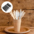 2 1 6.69In Multifunctional Spork in Thick Translucent Grey Fork and Spoon Compact Tableware for Camping Hiking Barbecue