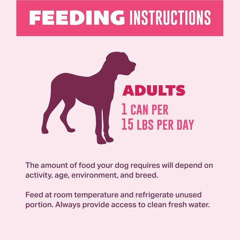 13.2 oz (Pack 6), Your PET'S Kitchen Wet Dog Food, Beef Recipe - Cans of Made in The USA with Real Beef