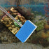 Set 1 Yamibobo Long Handle Fish Tank Sponge Brush Extendable Aquarium Fish Tank Cleaning for Glass, Fish Tank Sponge