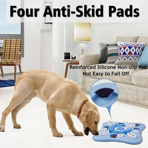 Dog Puzzle Toys - Interactive Enrichment Toys for Large, Medium, Small Dogs, Mentally Stimulating Chew Toys