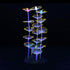 Glowing Fish Tank Decorations, 4 pcs Glow Aquarium Decorations, Coral Plant Ornaments Lotus Kelp Anemone