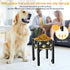 Adjustable Elevated Dog Bowl Stand, Fits 6-11 inches Bowls, 4 Height Adjustments for Large, Medium, and Small Dogs