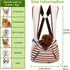 NATUYA Dog Sling Carrier, Adjustable Pet Front Sling Carrier for Small Dogs & Cats, Khaki, 3-8 lb