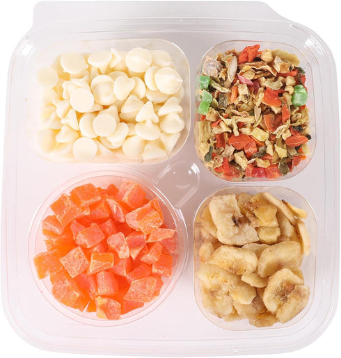 Exotic Nutrition Sugar Glider Treat Variety Pack (9.5 oz.) - Healthy Natural Assortment - Yogu Drops, Mango, Garden