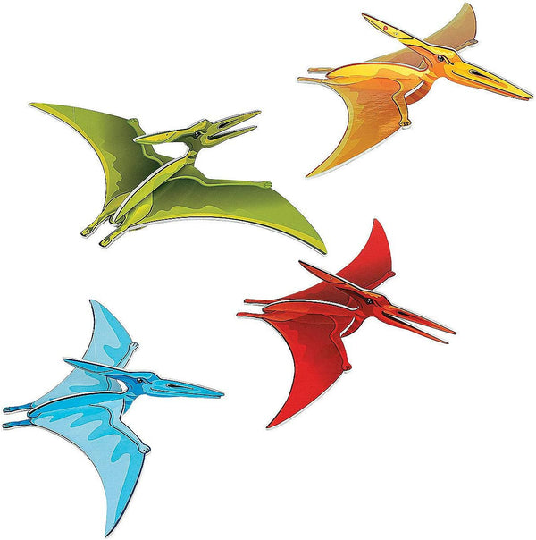 Fun Express Dinosaur Birthday Decorations Hanging Ceiling Decor - Pterodactyl Flying Dinosaur