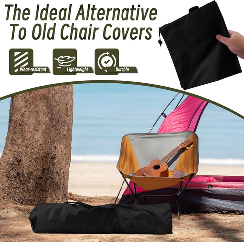 BangBoom 2 Packs 210 39.3 2 Polyester Camp Chair Replacement Bag, In Large Portable Folding Chair Bag Storage
