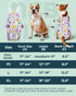 Pet Soft Dog Diapers Female Onesie Sanitary Pantie with Adjustable Suspender, Colorful Pattern Washable Puppy Diapers