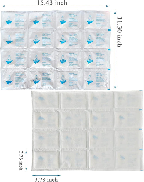 Packs Pack Frozen Packs Reusable Ice for Cooler Dry Ice for Shipping Food & Perishables Storage & Mailing | Leak-Proof