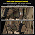 Zhongren 4.7"-6.7" Tactical Plate Carrier MOLLE Vest Phone Holder Universal Cell Phone Chest Mount Pouch Adjustable