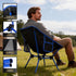 CUETWT 400lbs Backpacking Ultralight Camping Chair, Heavy Duty Portable Folding Chair with Capacity, Compact Hiking