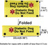 Medical Alert Dog Leash Sleeve Diabetic Dog Do Not Feed Dog Leash Wrap Sleeve Alert Tag Pet Birthday Gift (Diabetic Not Feed-YE Sleeve)
