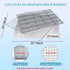 Chinchilla FHTONGE Extra Large Rabbit Litter Box with Large Steel Grid Holes, Bunny Potty Trainer Tray for Cage