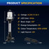 9 Inches IP67, 3NM Pontoon Stern Light Bimini Mount, Bimini Light for Pontoon Boat LED Waterproof Boat Anchor Lights