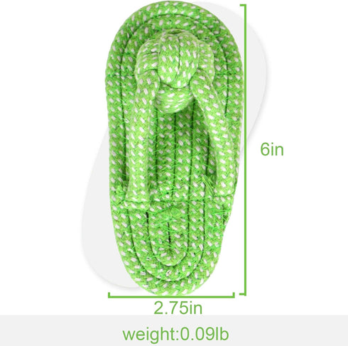 Sunglow Dog Toy Interactive Chewing Rope Ball - Natural Cotton Tug of War for Small Medium Dogs & Puppies