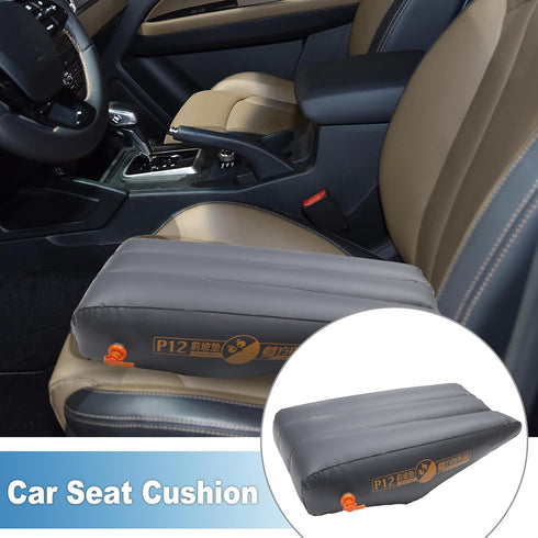 Deep Gray Inflatable Car Sleeping Mat - Comfortable Travel Essential