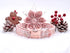 Unique style paws Dog Collar with Flower, Adjustable Christmas Flower Pattern Durable Collar for Small Medium Large Dogs