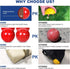 Set 8 Bocce Ball Regulation Size and Weight for Professional Tournament, Backyard, Beach, Lawn Game with Resin Bocci