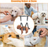 Ownpets Pet Grooming Hammock with Carabiners, Breathable Pet Grooming Harness Sling for Grooming & Nail Trimming