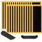 Foyods PRO-Fingerboard Grip Tape - 20 PCS Wooden Mini Skateboard Adhesive Stickers, Foam
