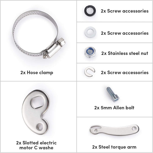 Universal Torque Arm for Electric Bicycle | e-Bike Tool for Front or Rear Hub Motors and Mid Drive Maintenance