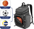 WOLT Basketball Backpack Bag - Large Sports Equipment Bag with Separate Ball Compartment and Shoes Pocket